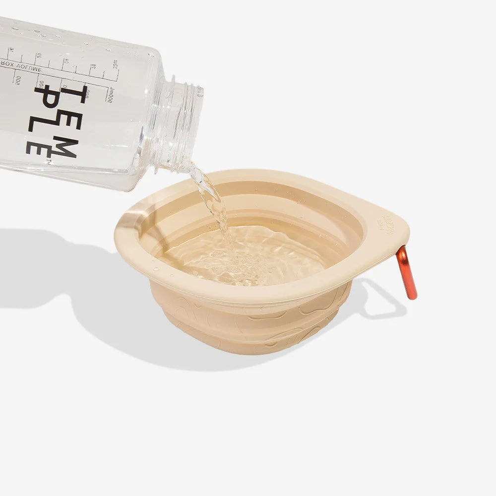 Zeedog Collapsible GoBowl, Biscotti