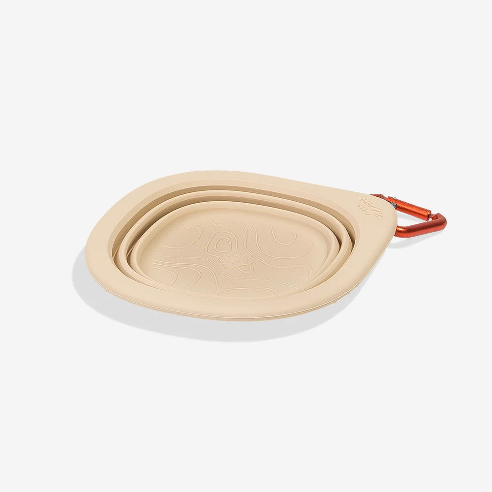 Zeedog Collapsible GoBowl, Biscotti