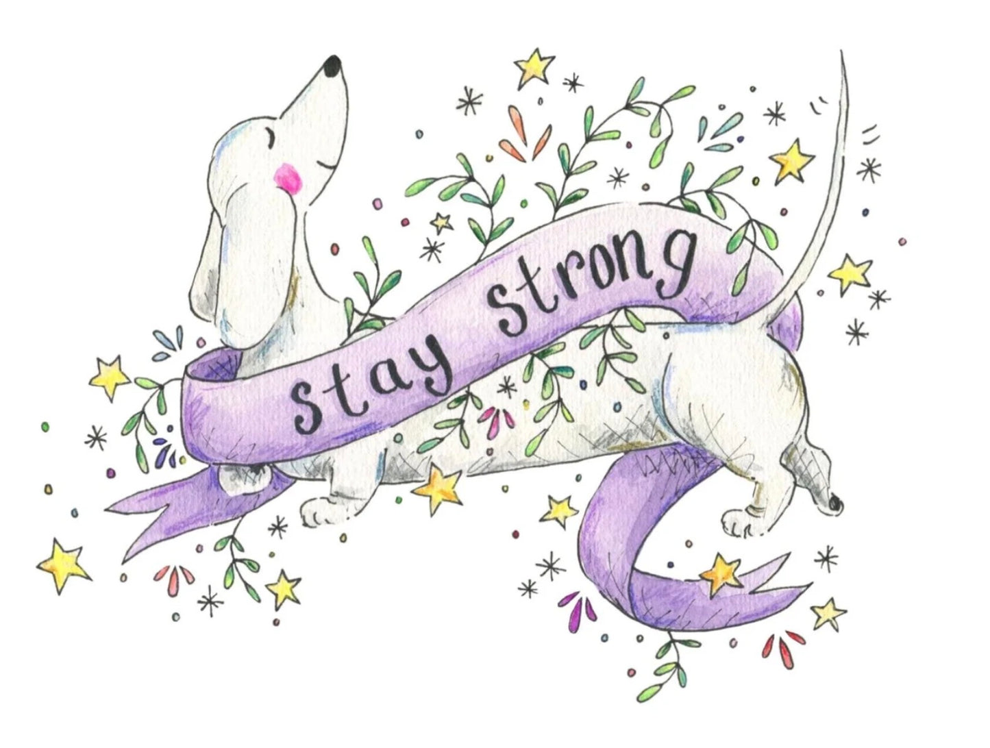 Tabitha Noakes “Stay Strong” A4 Print