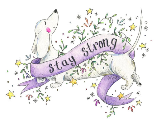 Tabitha Noakes “Stay Strong” A4 Print