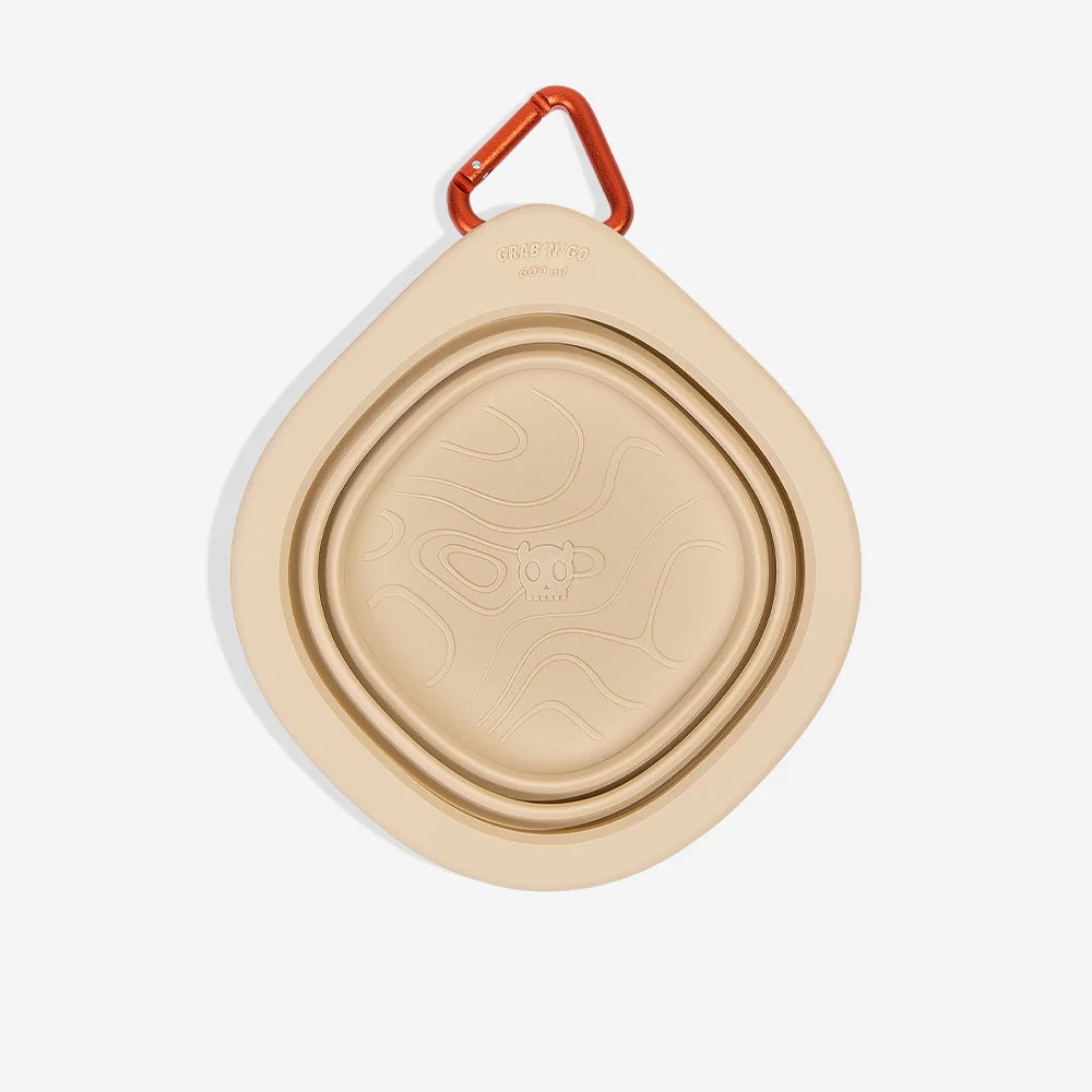 Zeedog Collapsible GoBowl, Biscotti