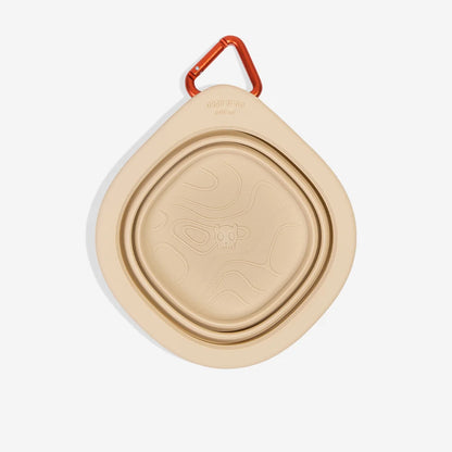 Zeedog Collapsible GoBowl, Biscotti