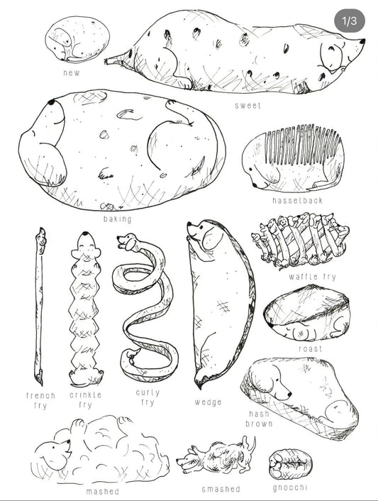 Tabitha Noakes Potato Dogs Print