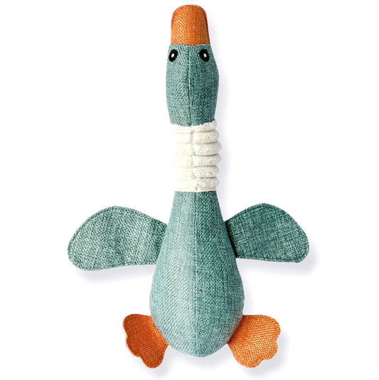 Border Loves Squeaky Darcy Duck Toy