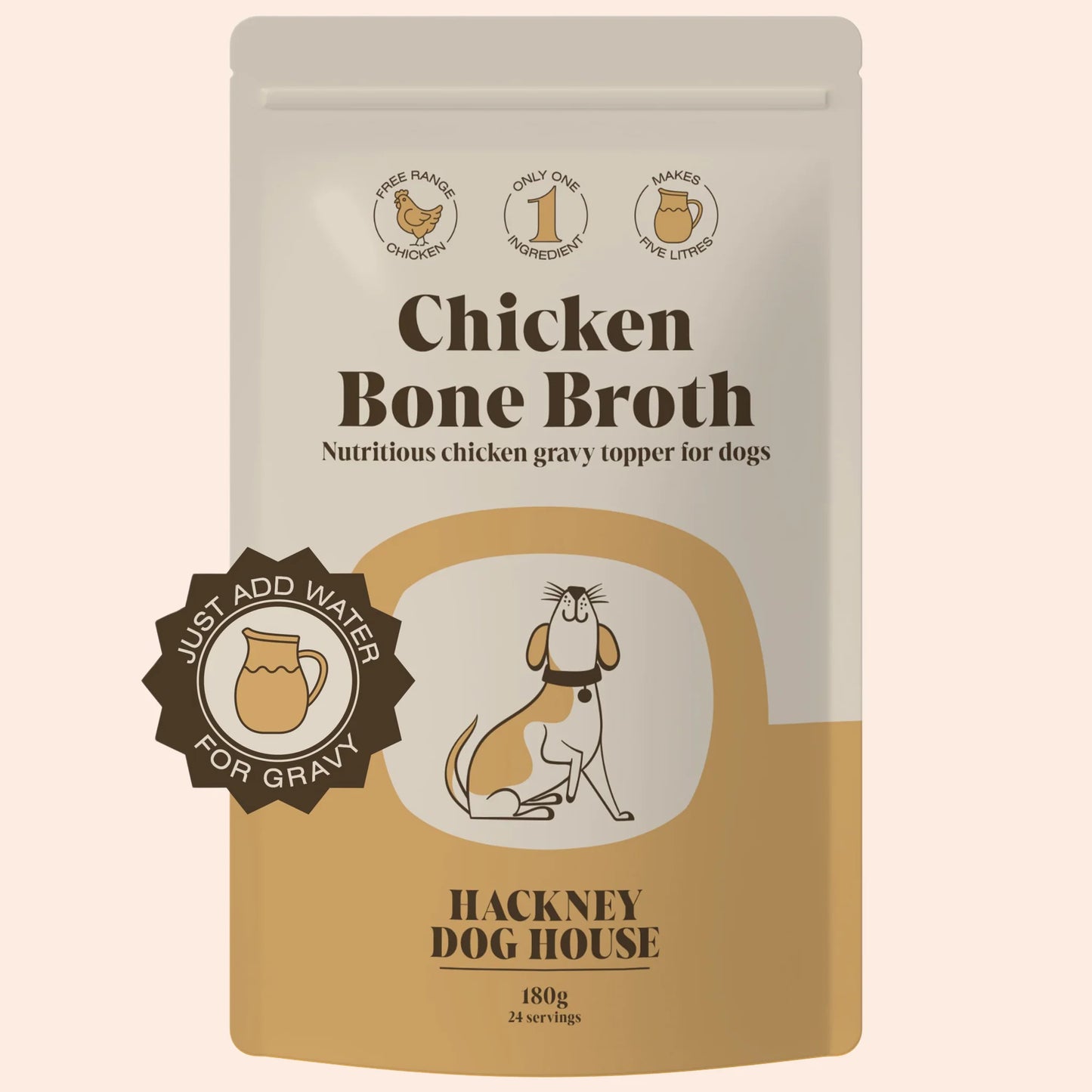Hackney Dog House Chicken Bone Broth Powder 180g