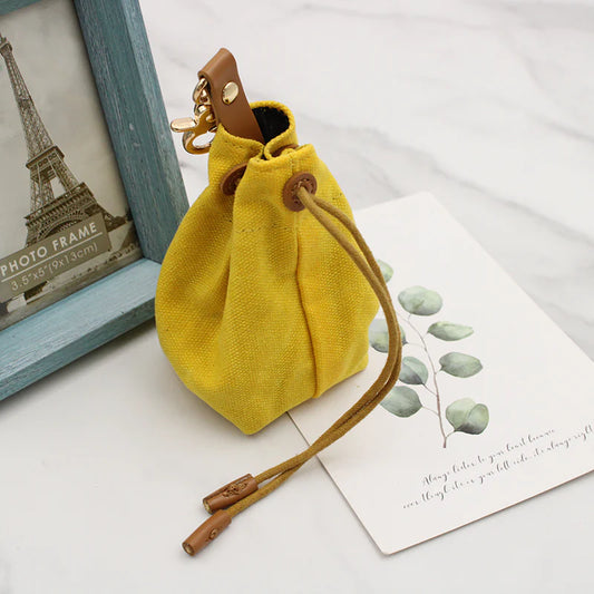 Dapper Dog Club Waxed Canvas Treat Pouch