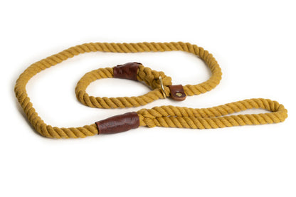 Storeys & Tails Rope Lead, Mustard