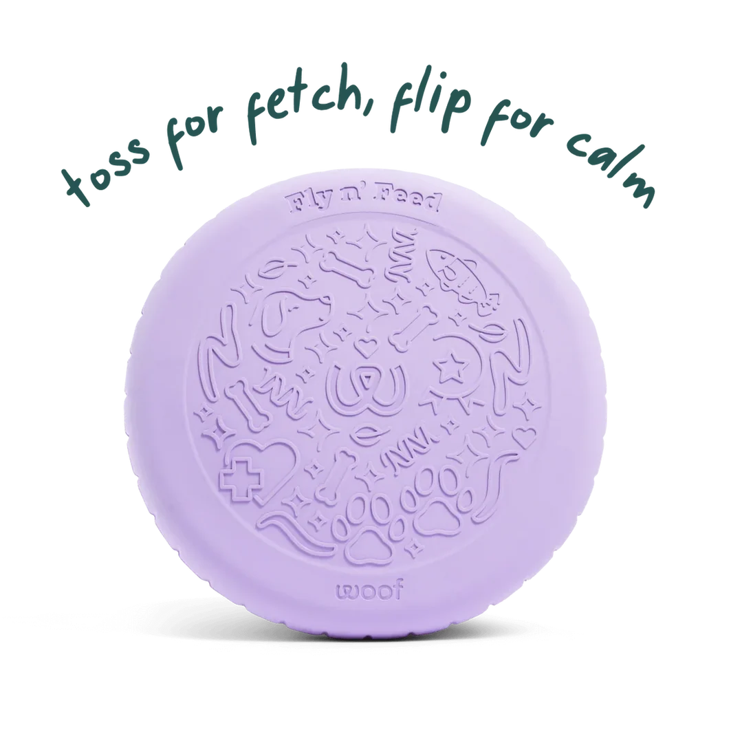 Woof Fly ‘n’ Feed Frizbee & Lick Mat