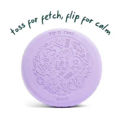 Woof Fly ‘n’ Feed Frizbee & Lick Mat