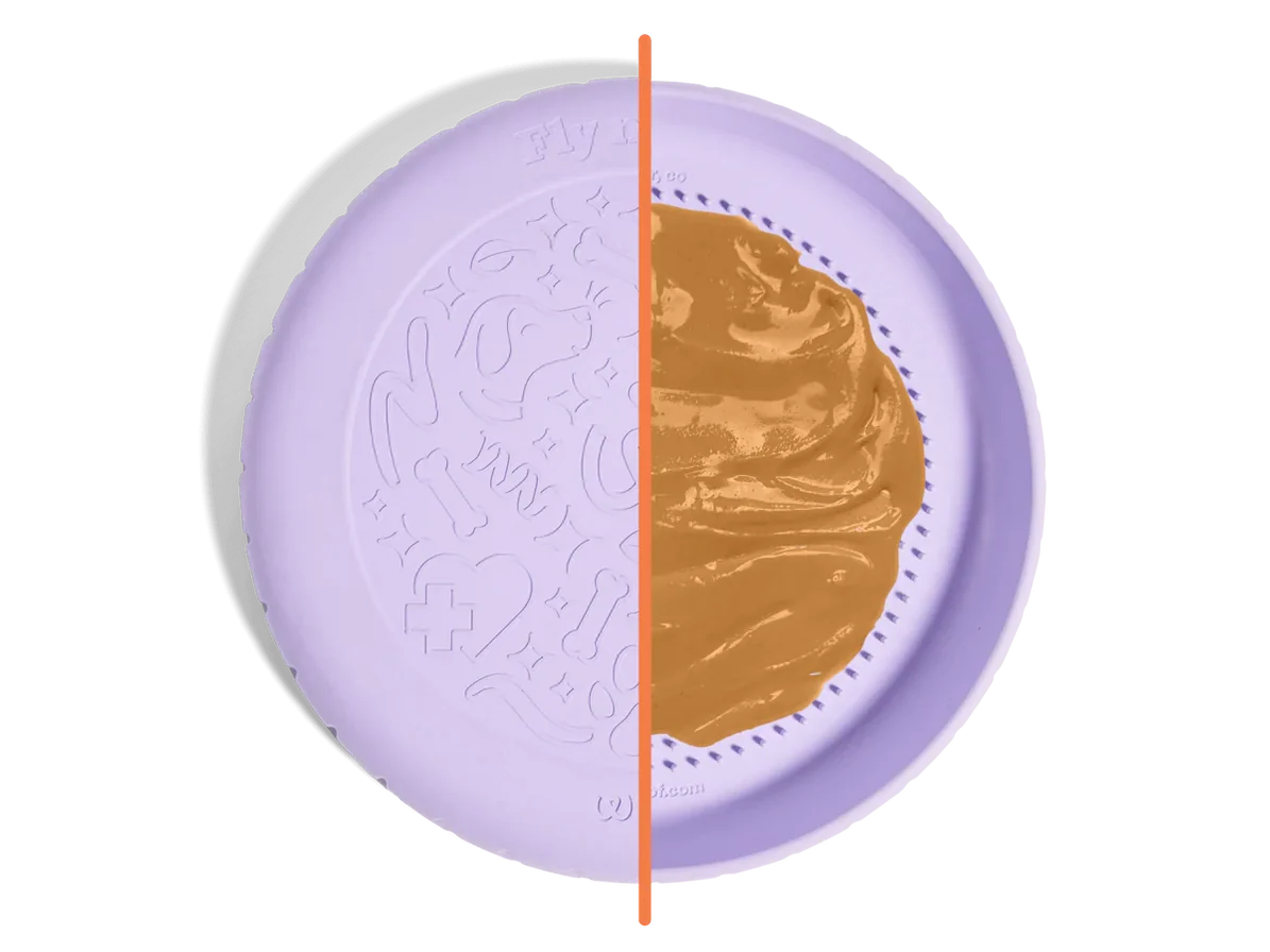 Woof Fly ‘n’ Feed Frizbee & Lick Mat