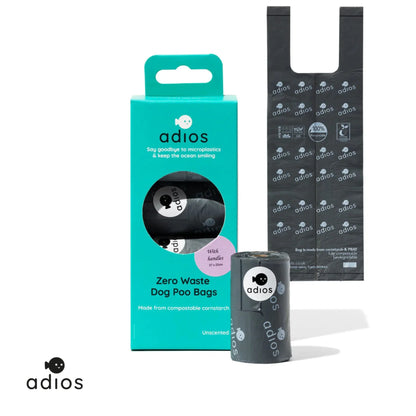 Adios Poo Bags - Pack of 4 Rolls