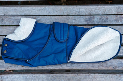 Winston James Woof Dark Petrol Blue Winter Jacket