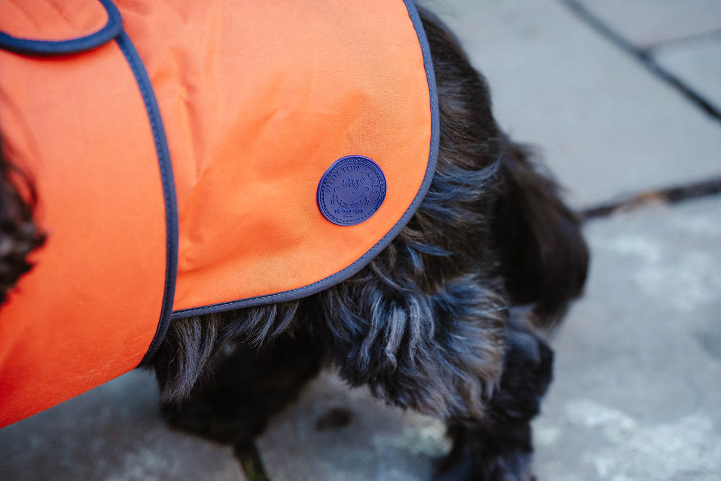 Winston James Woof Blood Orange Winter Jacket