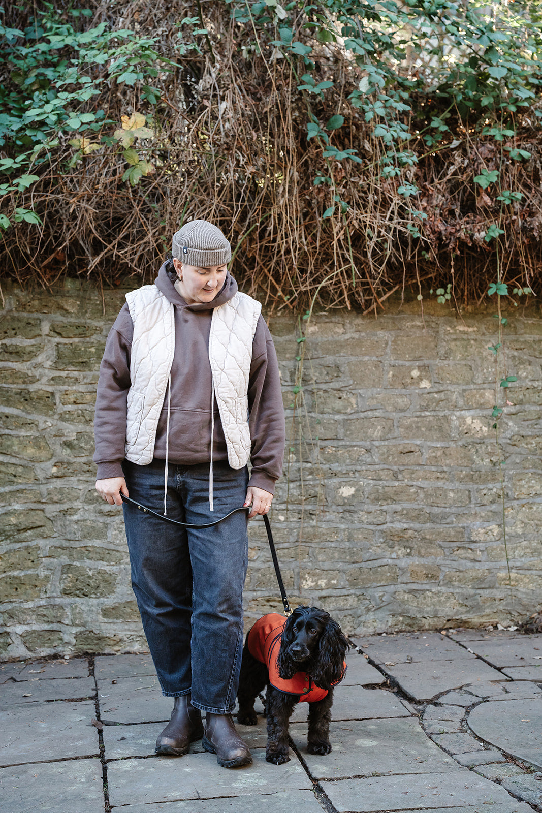Winston James Woof Blood Orange Winter Jacket