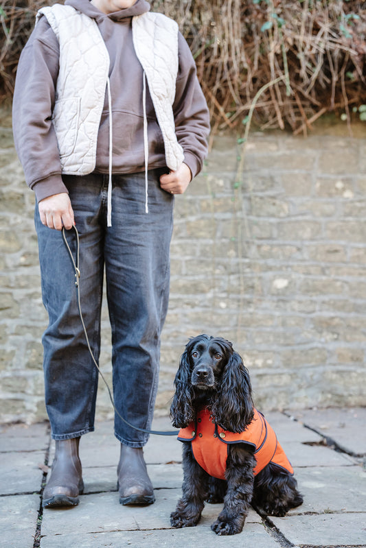 Winston James Woof Blood Orange Winter Jacket