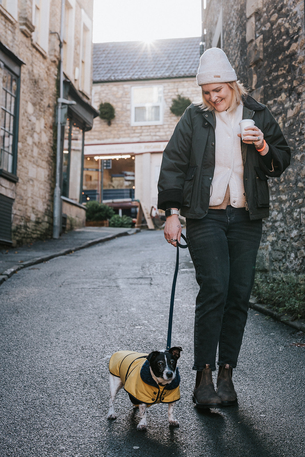 Winston James Woof Sunshine Yellow Winter Jacket