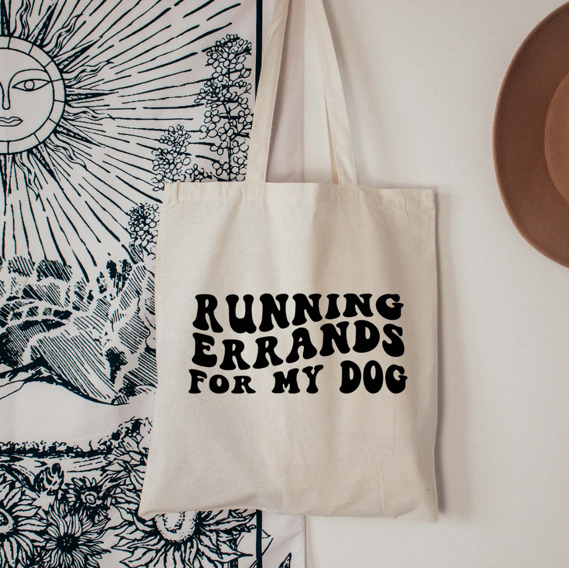 Cali Fluff Co. Running Errands Tote Bag