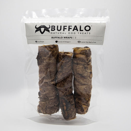 Buffalo Natural Dog Treats Buffalo Wraps