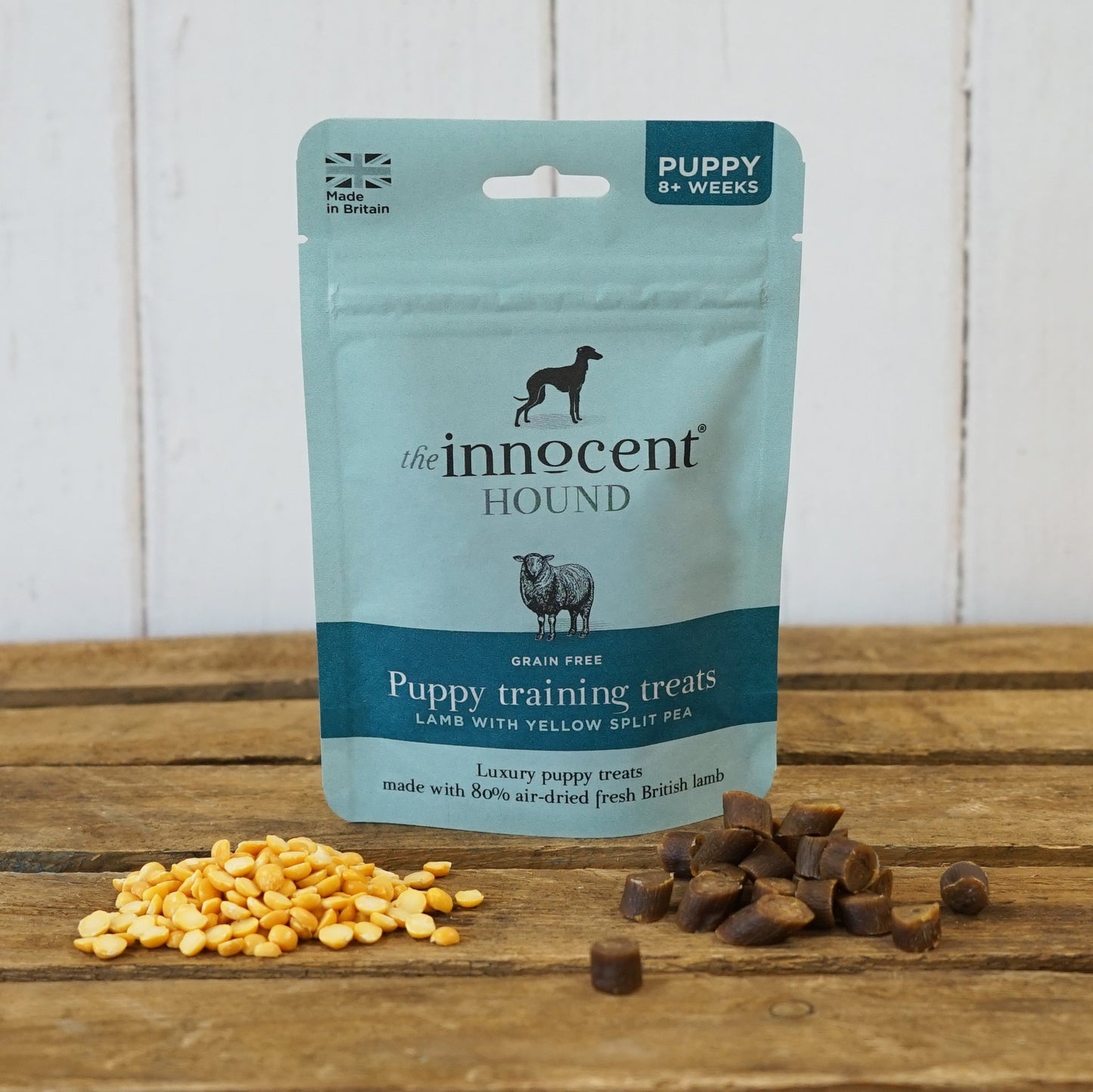 Innocent Hound Lamb with Yellow Split Pea Puppy Training Treats