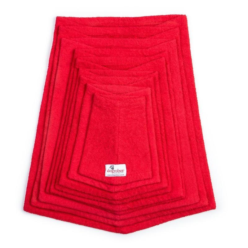 Dogrobes Red Drying Robe Snood