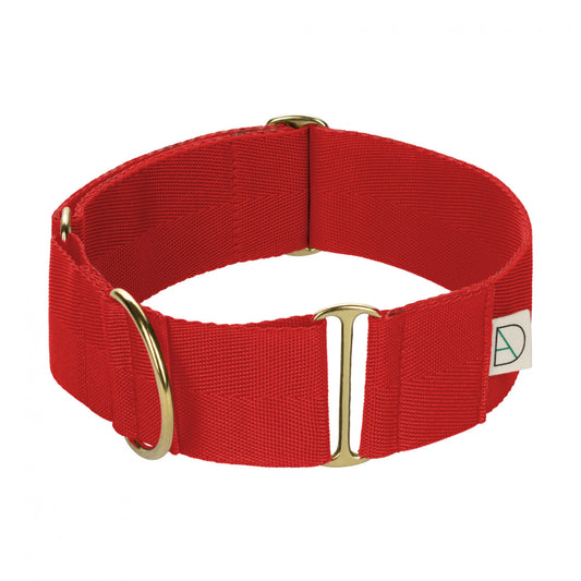 Doggie Apparel Red Martingale Collar ‘St James’