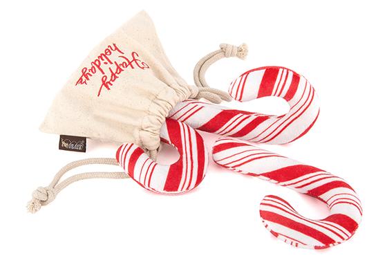 P.L.A.Y Christmas Candy Canes Plush Toy