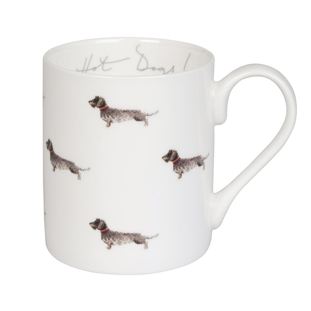 Sophie Allport Dachshund 'Hot Dogs!' Mug