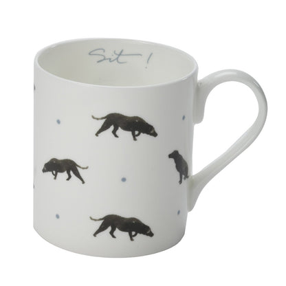 Sophie Allport 'Sit!' Labrador Mug