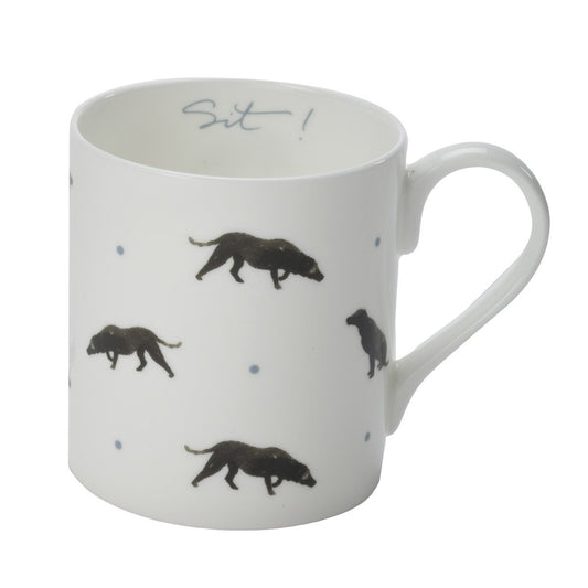 Sophie Allport 'Sit!' Labrador Mug