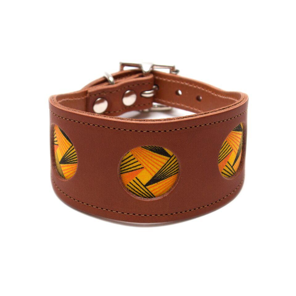 Hiro and Wolf Fireworks Hound Collar