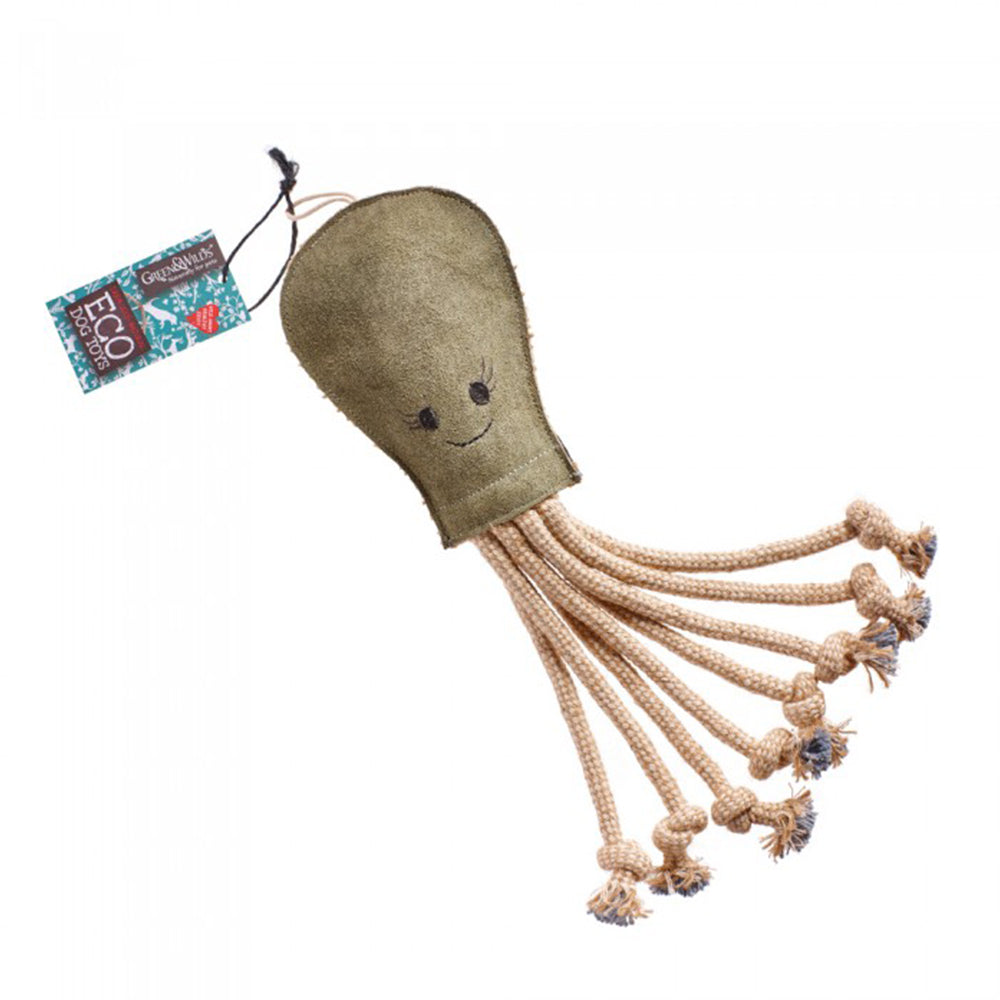 Green and Wild's Olive Octopus Toy