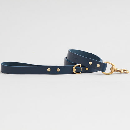 Kintails Standard Navy Leather Lead