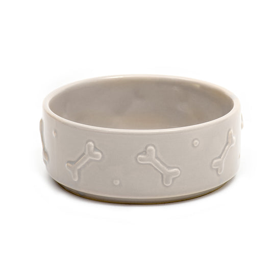 Mutts and Hounds Bowl in French Grey