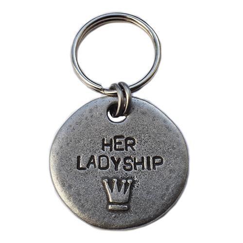 Mutts and Hounds Her Ladyship Pewter Dog Tag