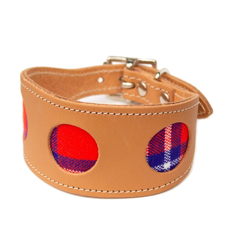 Hiro and Wolf Shuka Red Hound Collar